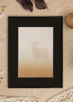 Ram New Lifestyle Svart 50x70 cm - Passepartout Svart 33x56 cm