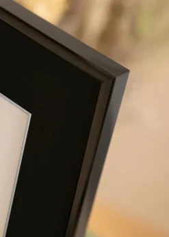 Ram New Lifestyle Svart 40x50 cm - Passepartout Svart 29,7x42 cm (A3)