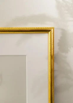 Ram Newline Glas Guld 18x24 cm