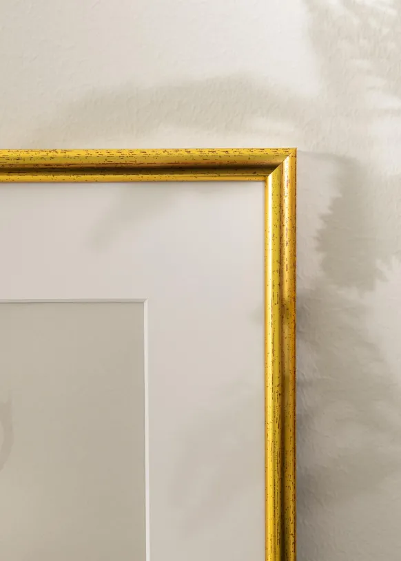 Ram Newline Glas Guld 18x24 cm