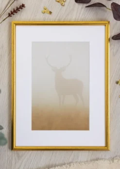 Ram Newline Glas Guld 18x24 cm
