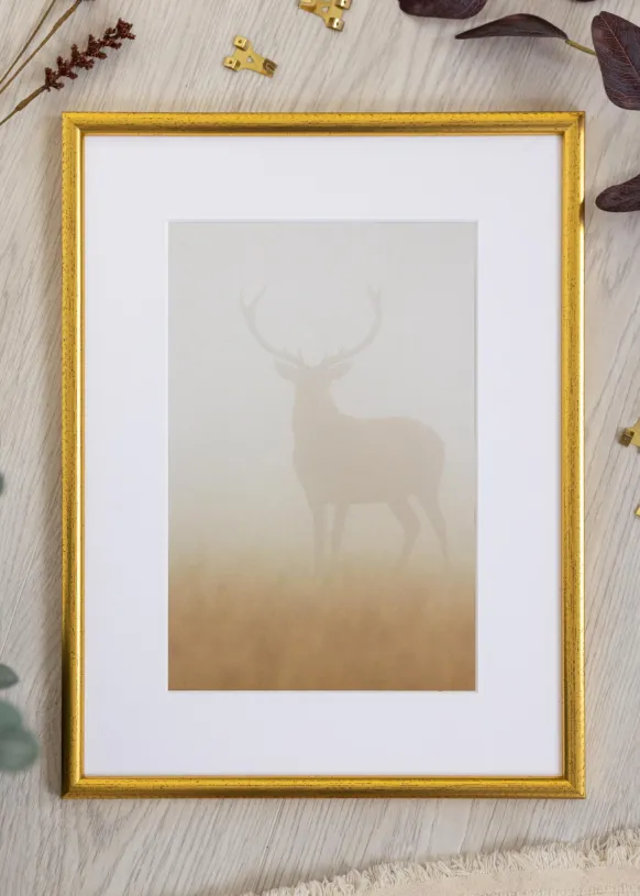 Ram Newline Glas Guld 18x24 cm