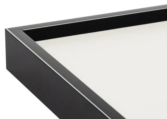Ram Nielsen Premium Alpha Glas Blank Svart 50x65 cm