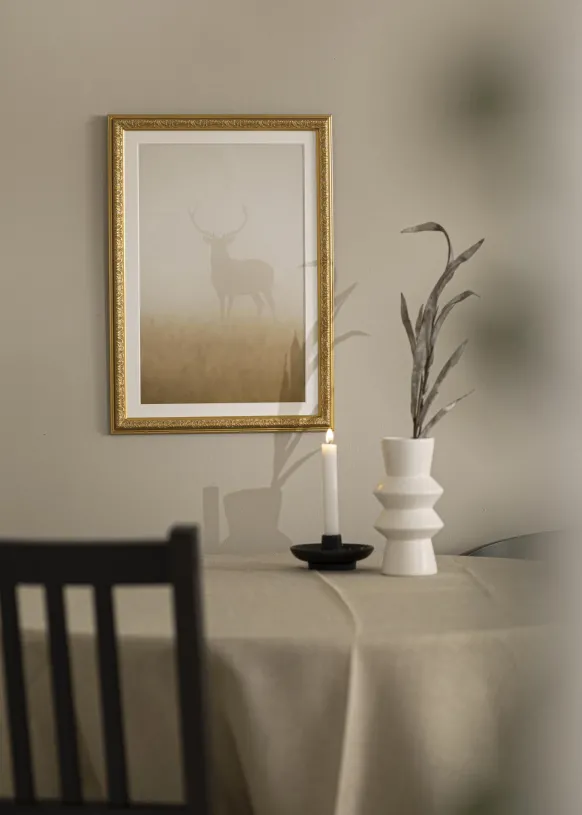 Ram Nostalgia Glas Guld 40x50 cm
