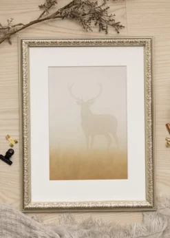 Ram Nostalgia Glas Silver 60x80 cm