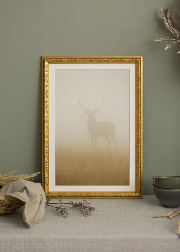Ram Nostalgia Guld 32x32 cm