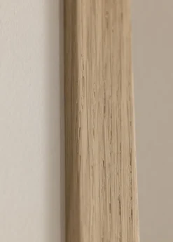 Ram Oak Wood 60x80 cm - Dubbel Passepartout Vit 50x70 cm