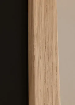 Ram Oak Wood 70x80 cm - Passepartout Svart 60x70 cm