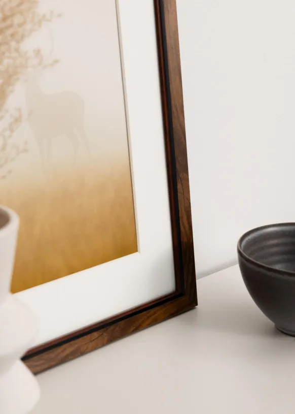 Ram Obsidian Valnöt 30x30 cm