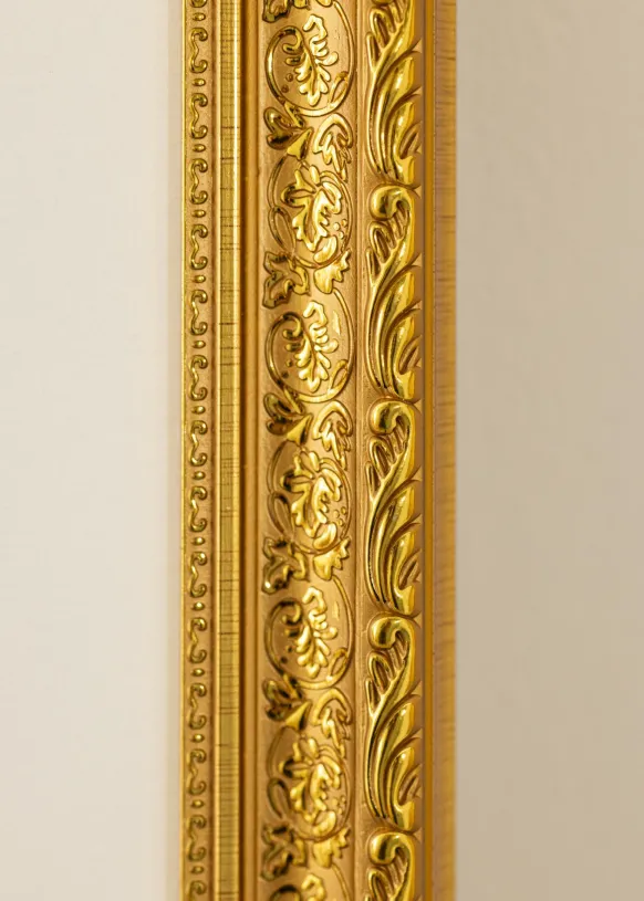 Ram Ornate Guld 20x30 cm - Passepartout Vit 9x11 cm