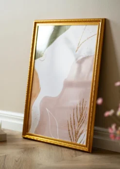 Ram Ornate Guld 20x30 cm - Passepartout Vit 9x11 cm