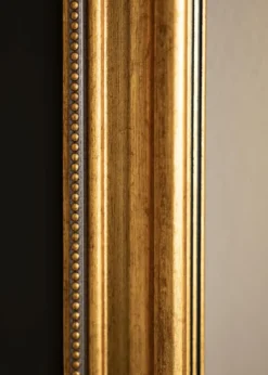 Ram Rokoko Guld 50x70 cm - Passepartout Svart 42x59,4 cm (A2)