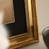 Ram Rokoko Guld 50x60 cm - Passepartout Svart 40x50 cm