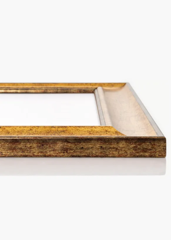Ram Saltsjöbaden Glas Guld 18x24 cm
