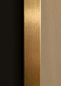 Ram Selection Guld 42x59,4 cm (A2) - Passepartout Svart 25x38 cm