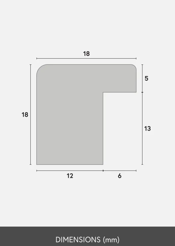 Ram Selection Guld 70x100 cm - Passepartout Svart 62x85 cm