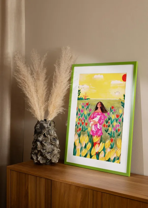 Ram Selection Lime Green 40x50 cm
