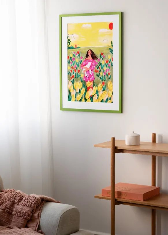Ram Selection Lime Green 50x70 cm