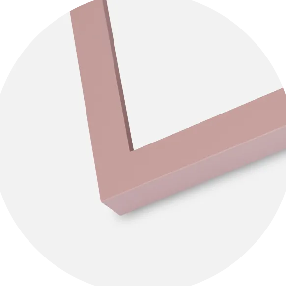 Ram Selection Peach 40x50 cm - Passepartout Vit 29x39 cm