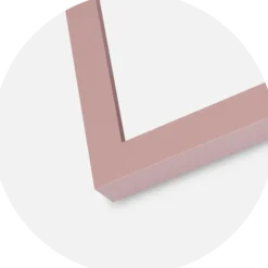 Ram Selection Peach 40x50 cm - Passepartout Vit 29,7x42 cm