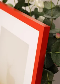 Ram Selection Red 30x30 cm - Dubbel Passepartout Vit 20x20 cm