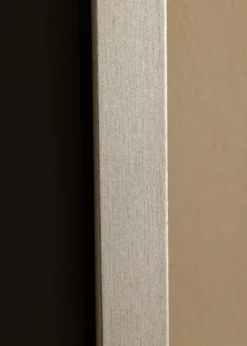 Ram Selection Silver 70x100 cm - Passepartout Svart 60x90 cm