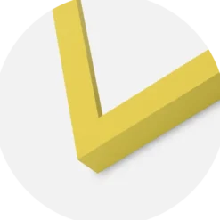 Ram Selection Yellow 40x50 cm - Passepartout Vit 31x41 cm