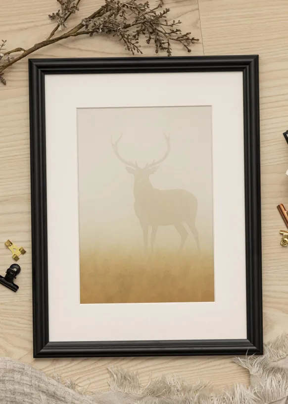 Ram Siljan Svart 25x25 cm