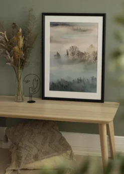 Ram Siljan Svart 70x100 cm