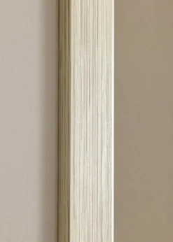Ram Silver Wood 30x30 cm - Dubbel Passepartout Vit 20x20 cm