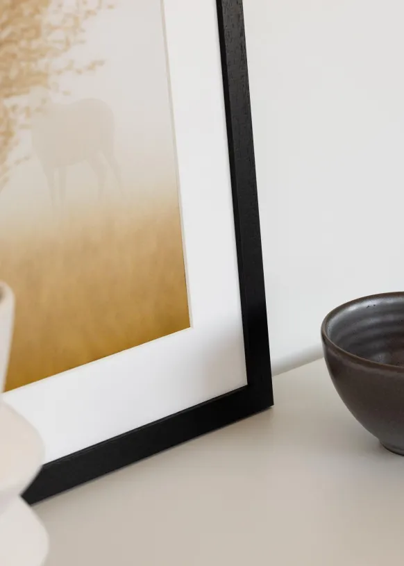 Ram Sleek Svart 60x60 cm