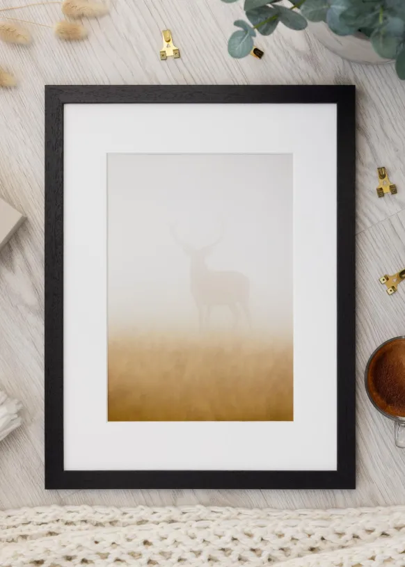 Ram Sleek Svart 30x40 cm