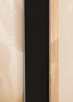 Ram Stilren Ek 60x90 cm - Passepartout Svart 50x75 cm