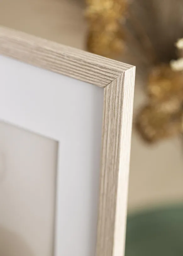 Ram Stilren Glas Greige Oak 60x80 cm