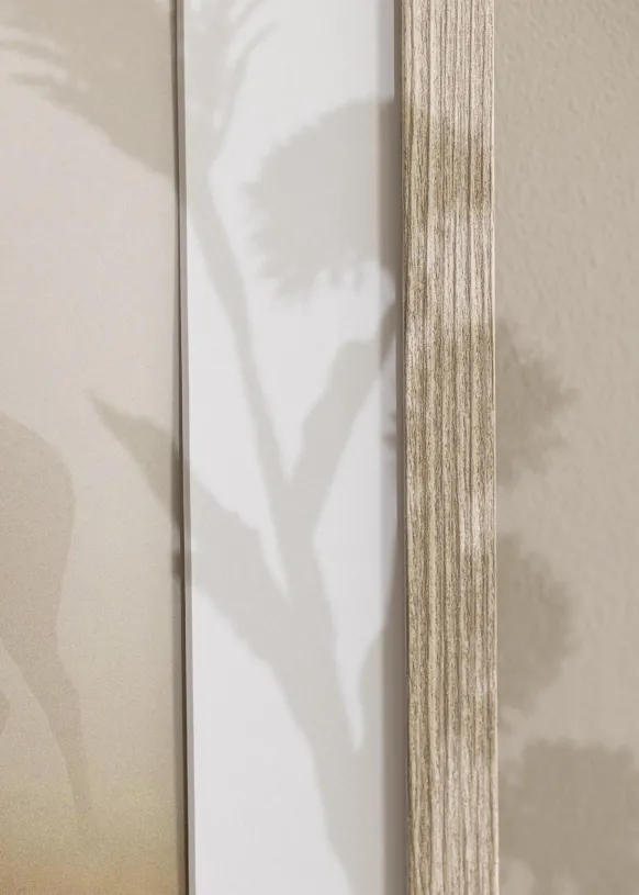 Ram Stilren Glas Greige Oak 60x80 cm