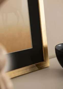 Ram Stilren Guld 40x60 cm - Passepartout Svart 30x50 cm