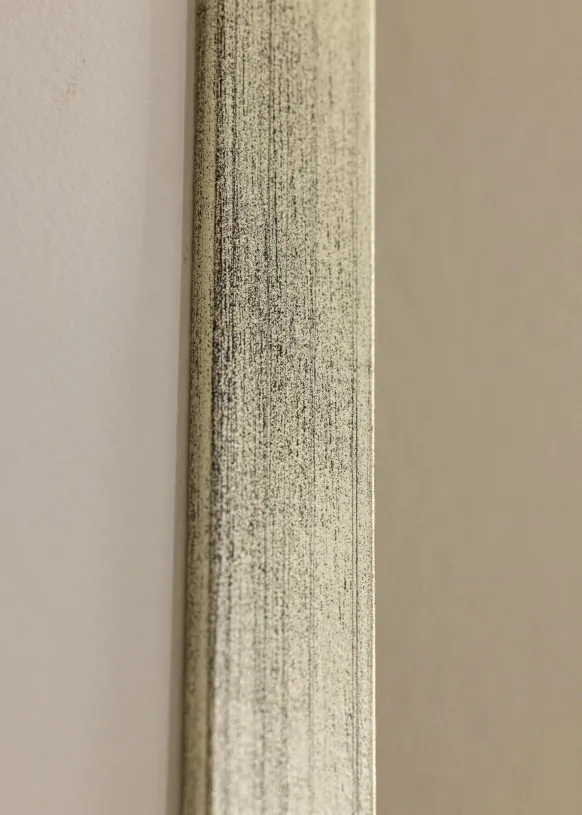 Ram Stilren Silver 40x60 cm - Passepartout Vit 32,9x48,3 cm (A3+)