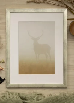 Ram Stilren Silver 30x40 cm - Passepartout Vit 21x30 cm