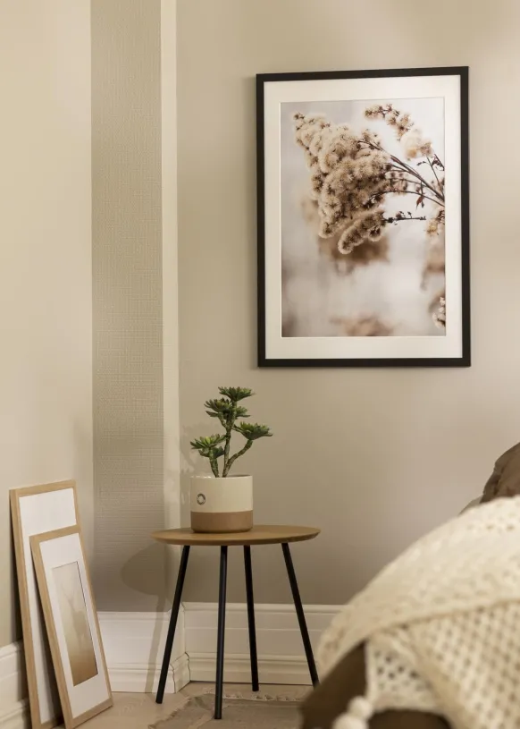 Ram Stilren Svart Ek 70x100 cm - Passepartout Vit 24x36 inches