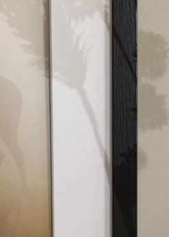 Ram Stilren Svart Ek 70x100 cm - Passepartout Vit 50x85 cm