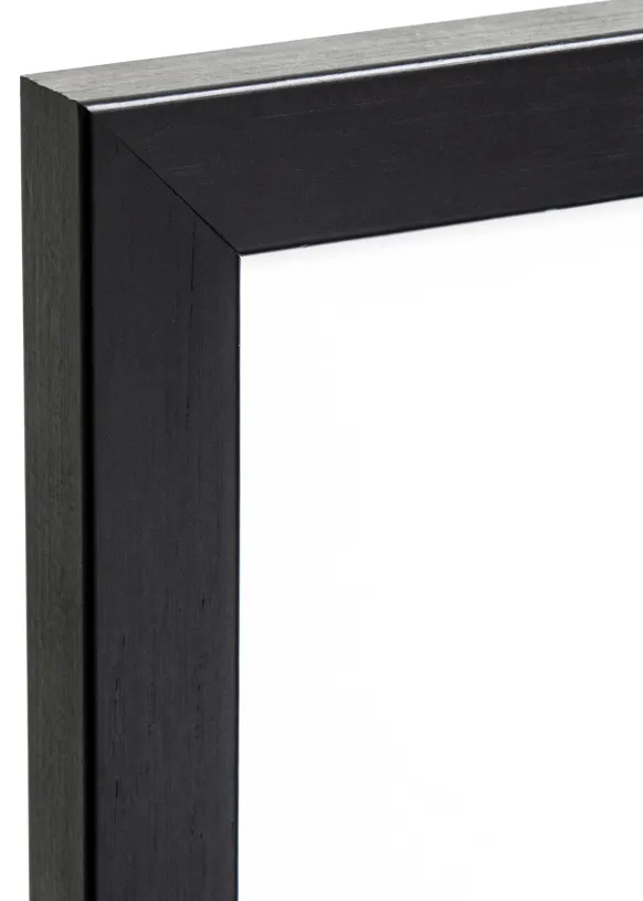 Ram Stilren Svart 60x80 cm - Dubbel Passepartout Vit 50x70 cm