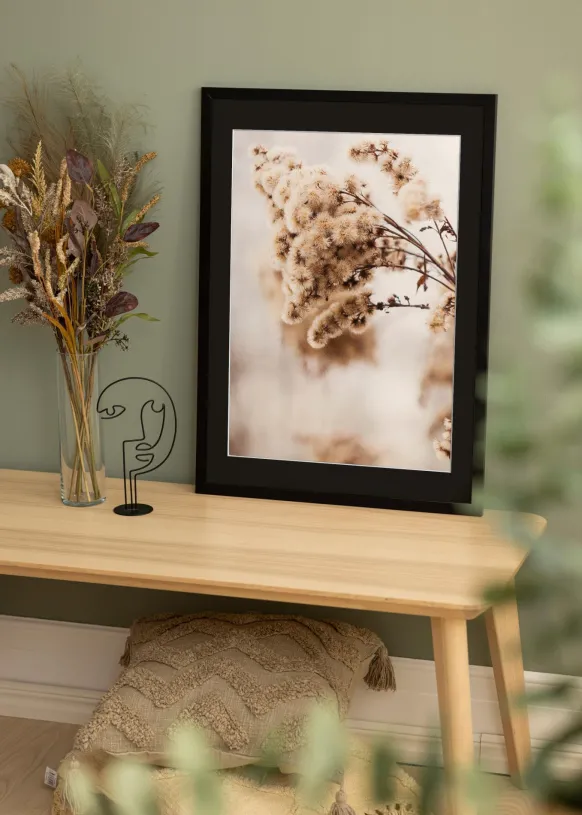 Ram Stilren Svart 70x100 cm - Passepartout Svart 59,4x84 cm (A1)