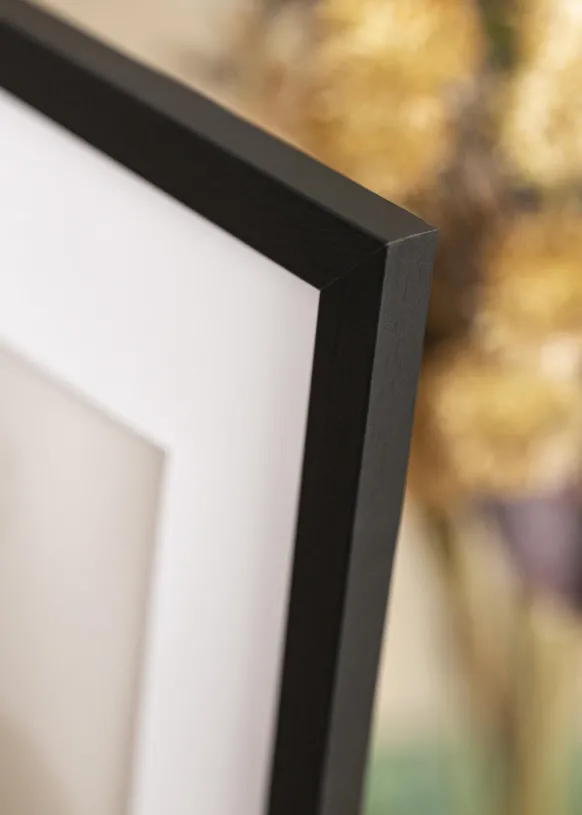 Ram Stilren Svart 55x70 cm - Passepartout Vit 17x24 inches