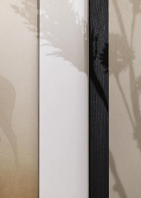 Ram Stilren Svart 55x70 cm - Passepartout Vit 17x24 inches