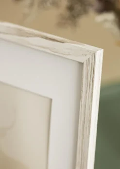Ram Stilren Vintage White 40x50 cm - Dubbel Passepartout Vit 30x40 cm
