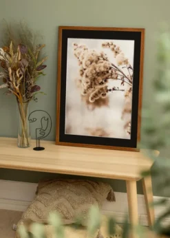 Ram Stilren Warm Brown 50x70 cm - Passepartout Svart 33x56 cm