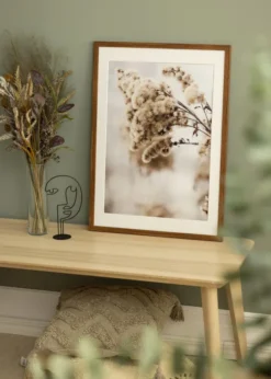 Ram Stilren Warm Brown 30x40 cm - Passepartout Vit 21x30 cm