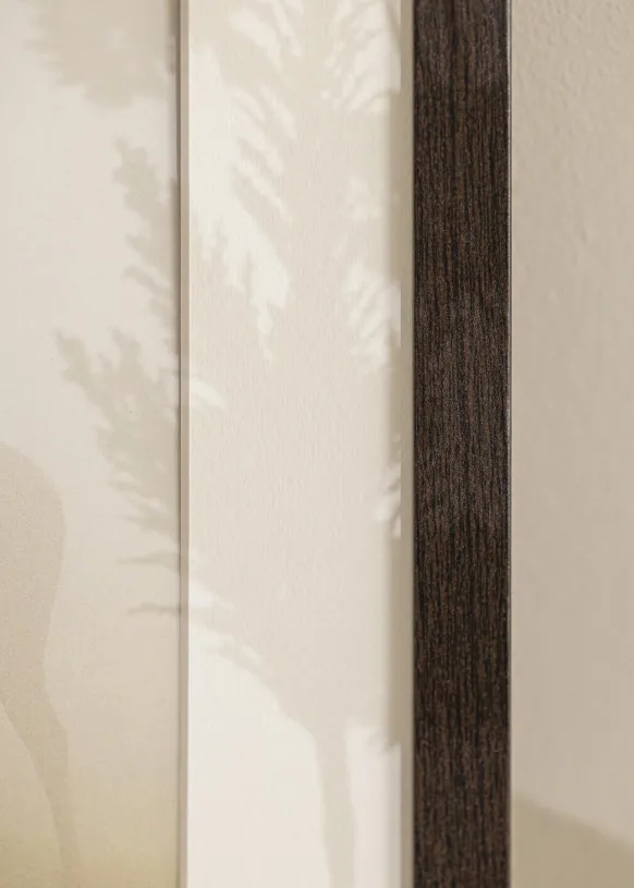 Ram Stilren Wenge 50x70 cm - Passepartout Vit 16x24 inches