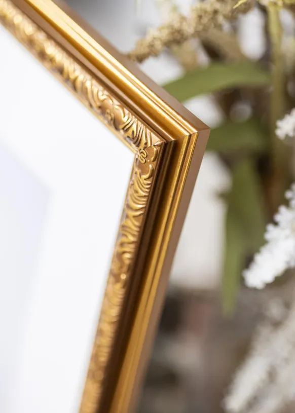 Ram Swirl Guld 30x30 cm