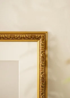 Ram Swirl Guld 30x30 cm